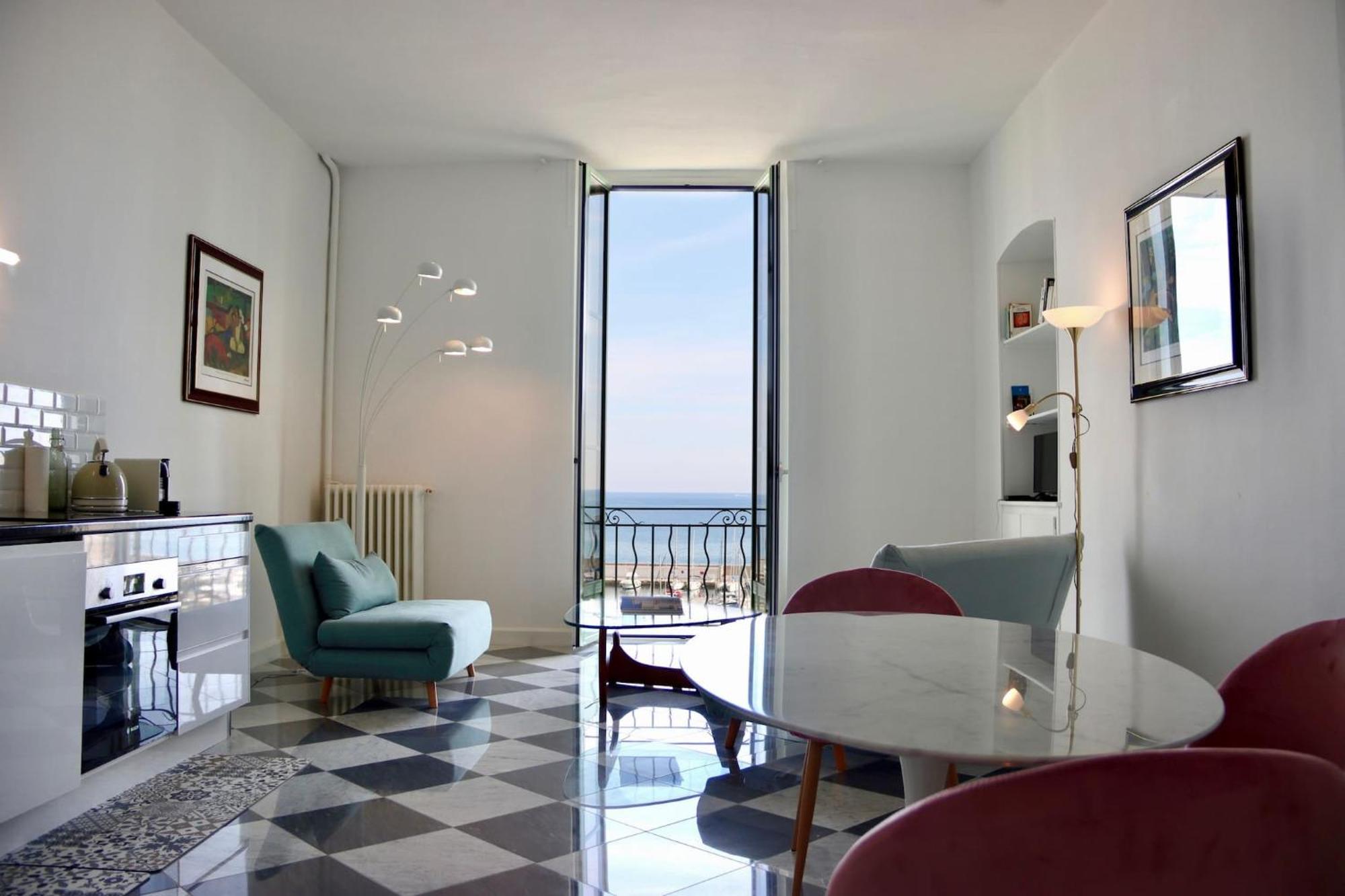 "Le Grand Hotel" Prestigieux Et Unique, Vue Mer Menton Buitenkant foto